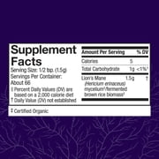 Host Defense Lions Mane Powder - 3.5 oz (66 Servings)