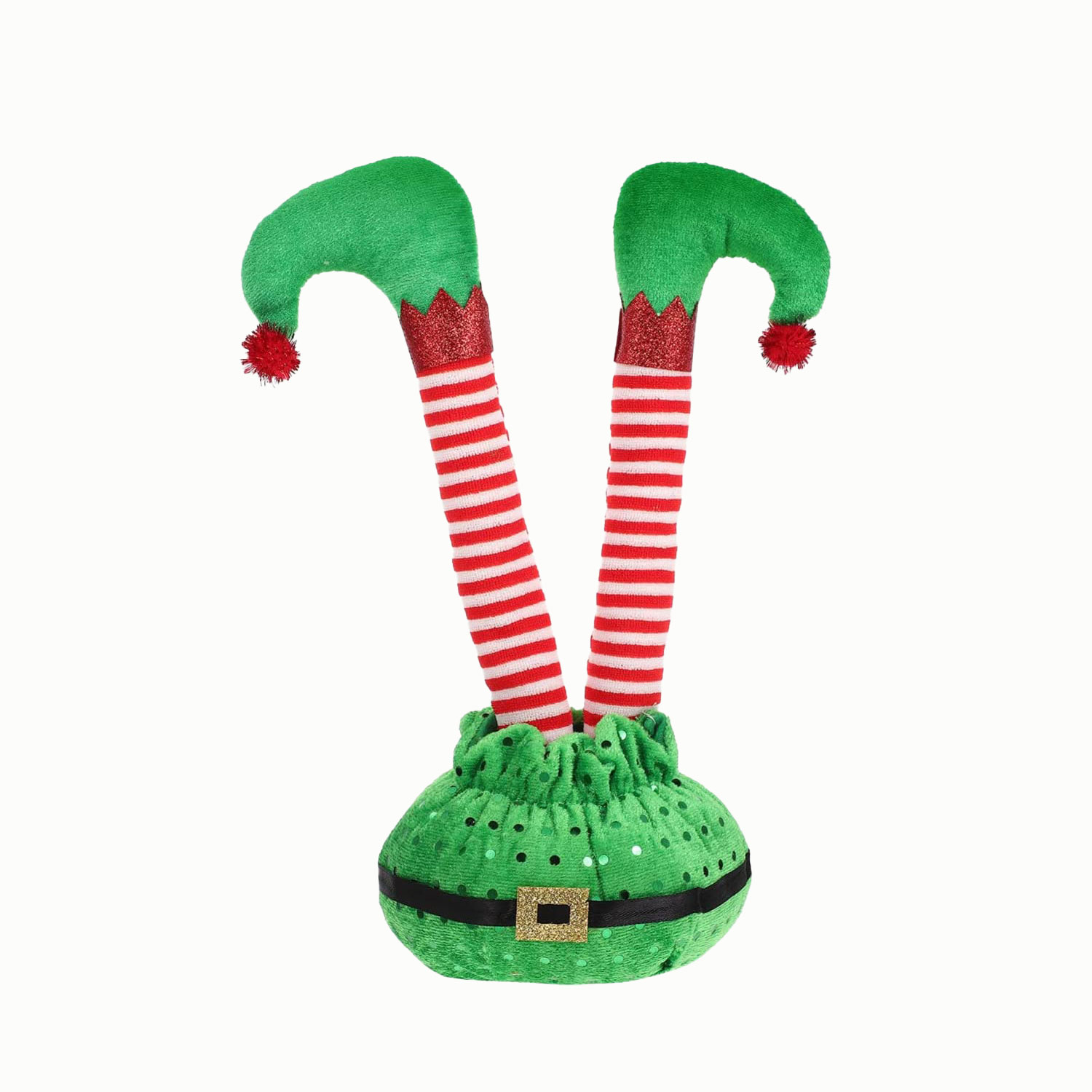 Christmas Elf Decorations, Elf Stuffed Plush Leg Poseable for Christmas