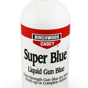 Birchwood Casey Fast-Acting Long-Lasting Extra Strength Super Blue Liquid Gun Blue for Steel, Touch-Up & Complete Reblue, 32 OUNCE