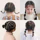 thumbnail image 2 of Banda de goma desechable de colores para niña, diadema para el pelo, coleteros, accesorios para el cabello, 500/1000/2000 piezas, 2 of 5