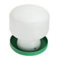 thumbnail image 1 of Dispensador de agua automático para palomas Uxcell Mini comedero para aves bebedero dispensador de agua, blanco y verde, 1 of 1