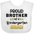 thumbnail image 3 of Inktastic Proud Brother of a Kindergarten Grad Boys Baby Bib, 3 of 4