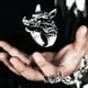thumbnail image 4 of Anillo de estilo Punk, anillos de decoración de acero, regalo de joyería portátil, accesorio de vestir para discoteca, Bar, trabajo diario Ropa, zapatos y accesorios Miscelánea Tamaño 10 Jumpingount AP015197-04, 4 of 6