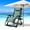 Green, variant on NAIZEA Zero-Gravity Reclining Outdoor Lounge Chair with Headrest and Cup Holder, Set of 2, Blue