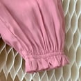 thumbnail image 4 of Quealent Girls Pants 2024 Fashion Beach Pants Summer Baby Girls Solid Color Bell Bottomed Pants Pink,4-5 Years, 4 of 5