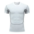 thumbnail image 5 of Vetsdori Mens Short Sleeve Shirts Dry fit Fashion Pullover Sports Solid Color White Athletic T-Shirts for Men Crew Neck, 5 of 6