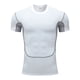 thumbnail image 5 of pstuiky camisetas de hombre, Camiseta/Camisa informal de manga corta con cuello redondo y bloques de color para hombre ropa de hombre l, 5 of 6