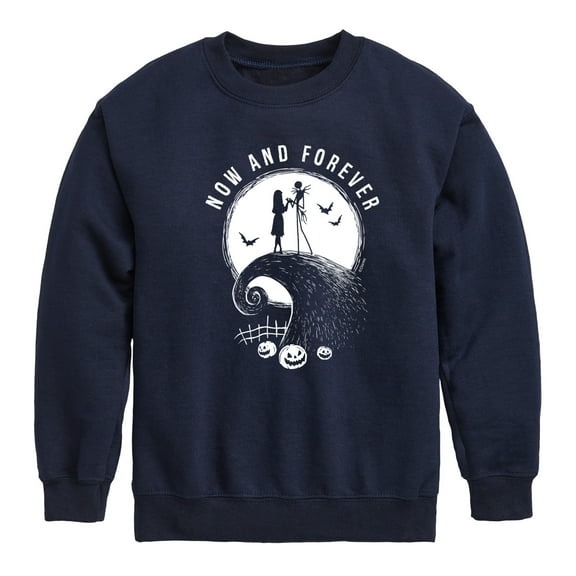 The Nightmare Before Christmas - Now And Forever - Youth Crewneck Fleece Sweatshirt