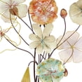 thumbnail image 6 of DecMode Multi Colored Eclectic Metal 3D Floral Wall Décor, 18"W x 37"H, 6 of 13