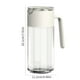 thumbnail image 3 of Botella Dispensadora de Aceite de Oliva de Vidrio con Pico de Apertura Automática, 19.35oz (550ml) Gran Capacidad, Frasco para Salsa de Soya de Cocina, Asa Ergonómica, Verde, 3 of 6