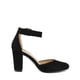 thumbnail image 2 of Zapatos DREAM PAIRS Angela Negros de Nubuck con Tacones Gruesos de 8.5 cm, 2 of 8