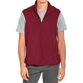 thumbnail image 3 of Men's Full-Zip Polar Fleece Vest, Burgundy S, 1 Count, 1 Pack, 3 of 7