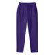 thumbnail image 1 of Pantalones largos de moda para hombre con cordón, cintura elástica, color sólido, pantalones casuales largos de chándal, pantalones para hombre, 1 of 5
