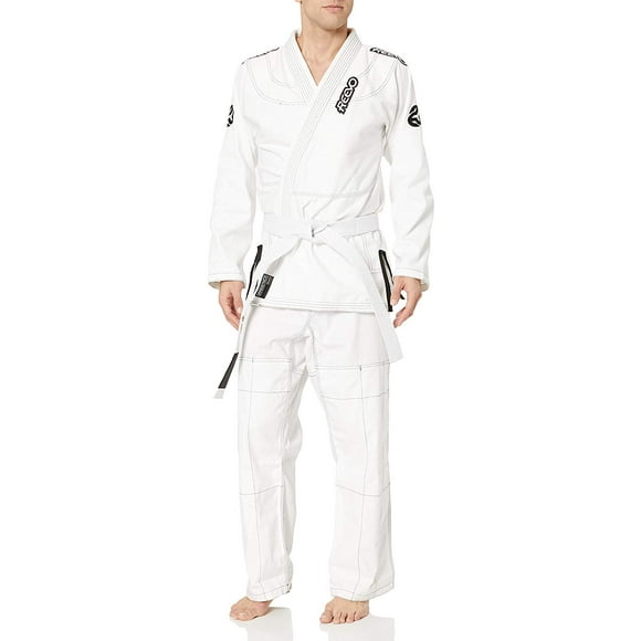 Reevo Guard Ultralight BJJ Gi for Adults - Brazillian Jiu Jitsu Uniform w/Free White Belt