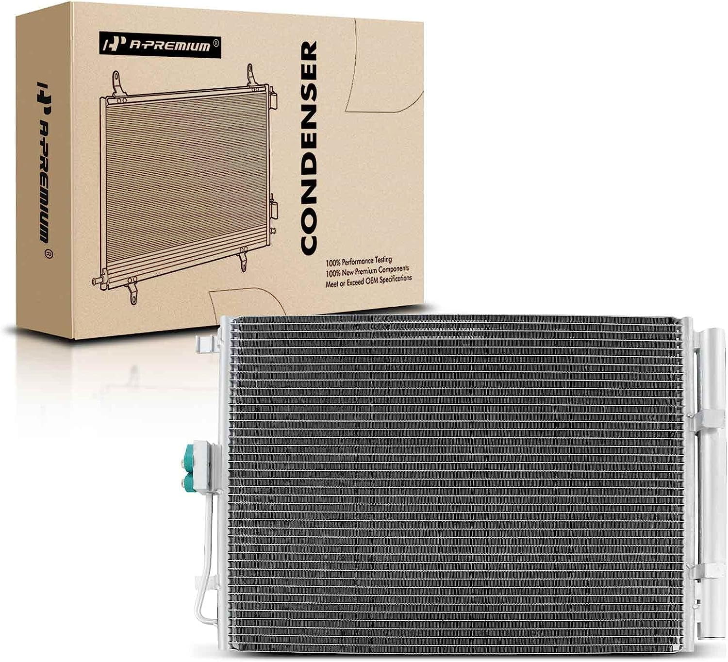 A-Premium Air Conditioning A/C Condenser Compatible with