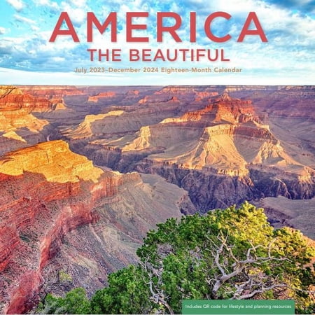 2024-18 Month Calendar-America the Beautiful 12x12 Hanging Wall Calendar by DaySpring