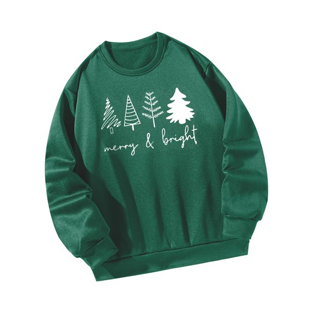 Sudadera para mujer Casual Impreso Ajuste Suelto Ropa Deportiva Jersey para Uso Diario L