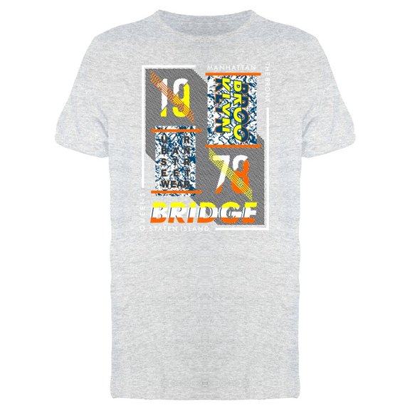 Brooklyn Bridge 1978 Graphic Tee Men's -Image by Shutterstock