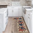 thumbnail image 3 of American Flag Stars Patriotic 4th of July Kitchen Mats Set of 2, Home Independence Day Memorial Day Decor Kitchen Rugs for Floor - 17x29 and 17x47 Inch, 3 of 6