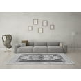 thumbnail image 3 of Ahgly Company Indoor Square Abstract Gray Modern Area Rugs, 3' Square, 3 of 4