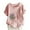 Pink, variant on IROINNID Women's Summer Fashion Comfy Casual Round Neck Short Sleeve Printing Loose Shirt Tops