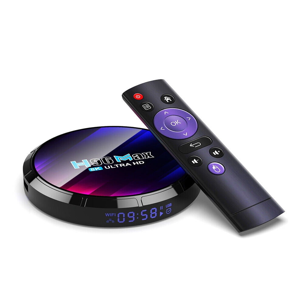 テレビ・映像機器 H96Max 4K TVボックス TVリモコン・ゲームコントローラ付