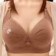 thumbnail image 3 of ATOYSOY Comfortable Wireless Everyday Bras for Women Push Up Sport Bras Fashion Straps Soft Comfy Bralettes Underwear (Coffee,36), 3 of 3