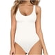 thumbnail image 1 of Body moldeador de moda de una pieza para mujer, cuello redondo, sin mangas, liso, mono moldeador, monos, ropa moldeadora para mujer, 1 of 6