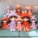 thumbnail image 4 of Muñecas de peluche Kawaii con orejas de conejo para niña, muñecos de trapo suaves con vestido, juguetes de peluche encantadores, regalo de San Valentín para novia, 4 of 5