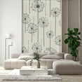 thumbnail image 3 of Idea4wall 2pcs Dandelion Dream Modern and Minimalist Floral Wall Murals, Removable Self-Adhesive Stick Wallpaper Large Wall Stickers for Home Decorative, 48"x132", 3 of 5