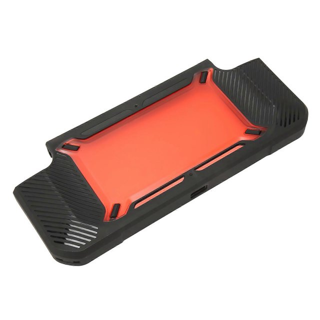 Game Console Protective Cover TPU Drop Protection Protective Case Heat Dissipation Back Cover for Switch Black Red