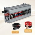 thumbnail image 3 of 1000W 2000W Modified Sine Wave Power Inverter DC 12V to AC 110V Car Inverter Converter with 4 AC Outlets & Dual USB Ports, LCD Display for RV, Camping, Travel, Home Backup Silver, 3 of 10