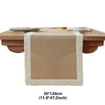 thumbnail image 6 of Blueek Burlap Table Runner 72 Inches Farmhouse Table Runner Jute Table Runner Rustic Table Decor Jute Woven Fabric, 6 of 8