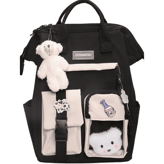 Backpack for Women Middle Kawaii School Bag for Teens Student Bookbag