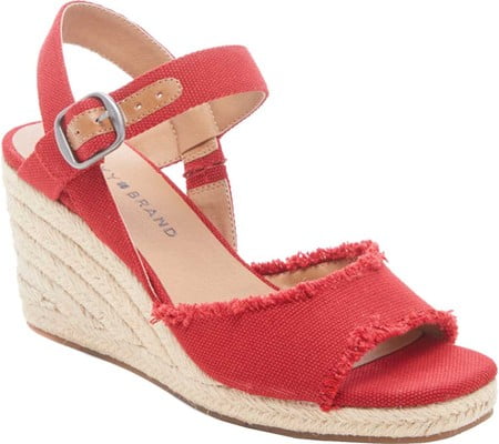 lucky brand women's mindra espadrille wedge sandal