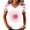 Purple Pink, variant on JULMCOMO Breast Cancer Shirts for Women Breast Cancer Awareness V Neck Loose Fit Casual Soft Tops Short Sleeve Pink Ribbon Graphic Tees Light Blue M
