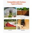 thumbnail image 5 of KFFKFF Corner Support for Gates, Pack of 2, Sag Prevention Gate Structure Kit, Gate Support with Secure Lock, Bolts, Suitable for Shed Entrances, Enclosure Gates, Access Gates, Stable Entrances, 5 of 9