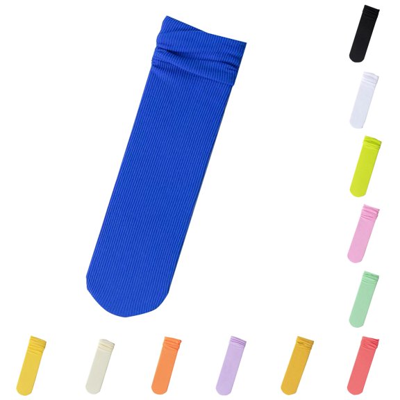 HNMKIU Kids Casual Ankle Socks Boys Girls Soft Breathable Everyday Wear Elastic Comfort Spring Summer Athletic Daily Blue,3-15 Years