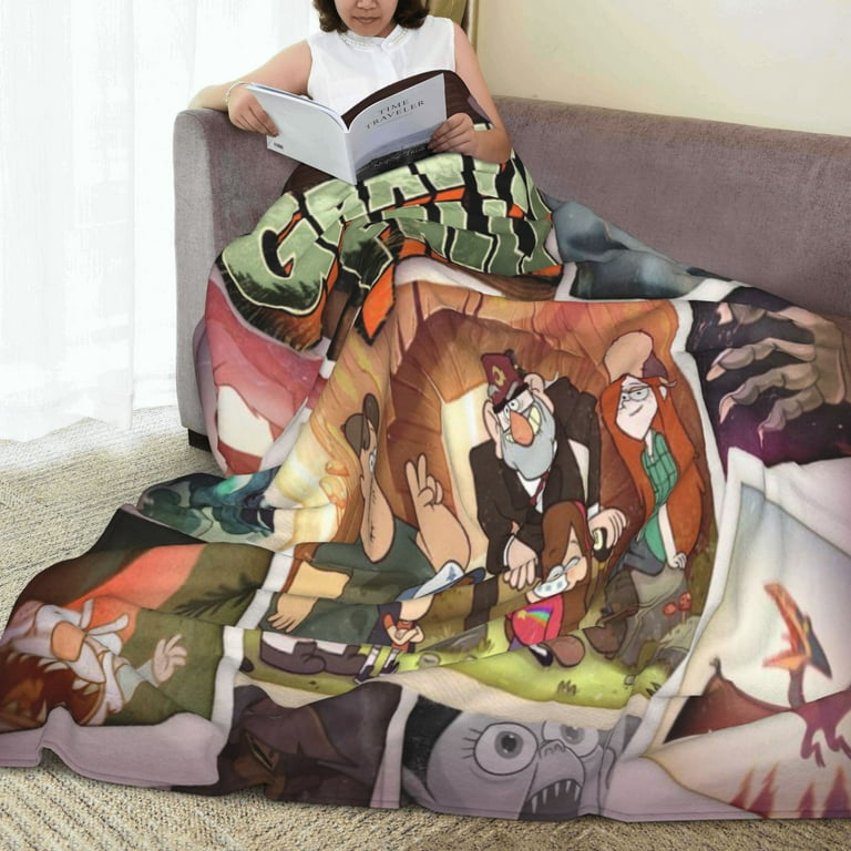 Gravity Falls Bed Blanket Super Soft Fleece Throw Blanket Lightweight Warm Cozy Cartoon Blankets Gifts for Kids Adults 60 x50 Walmart