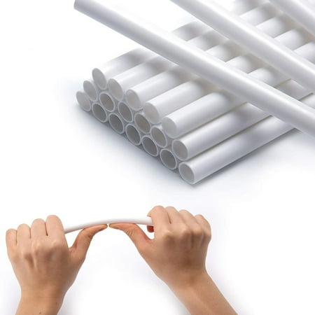 

GROFRY 24Pcs/Set Sturdy Smooth Surface Cake Support Rod Plastic Stable Food-grade Cake Support Stick for Home