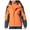 Orange, variant on Aboser Women's 3-in-1 Winter Ski Jacket with Detachable Hood Waterproof Raincoat Thermal Fleece Lined Rain Jacket Snowboard Mountain Coats