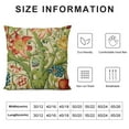 thumbnail image 5 of Throw Pillow Cover Floral William Morris Vintage Artistic Decorative Pillow Case Home Decor Square, 5 of 5