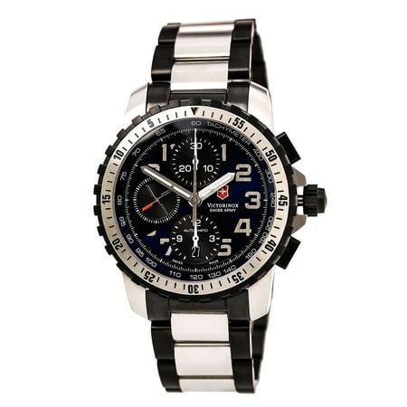 Victorinox Swiss Army 241194 Men's Alpnach Blue Dial Two Tone Bracelet Automatic Chronograph Watch