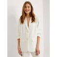 thumbnail image 2 of Elina fashion Female Blazer Terry Rayon Jacket Formal Office Suit Coat, 2 of 5