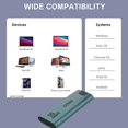 thumbnail image 4 of ONTEN UCA322+ 10Gbps USB 3.2 Gen 2 Type C M.2 Nvme NGFF SSD Enclosure for Windows Mac Linux Android, 4 of 5