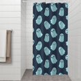 thumbnail image 2 of Halloween Ghost Pattern Shower Curtain 36"x72" ,Bathroom Decorative Shower Curtains Set with 12 Hooks,Modern Waterproof Washable Shower Curtain, 2 of 6