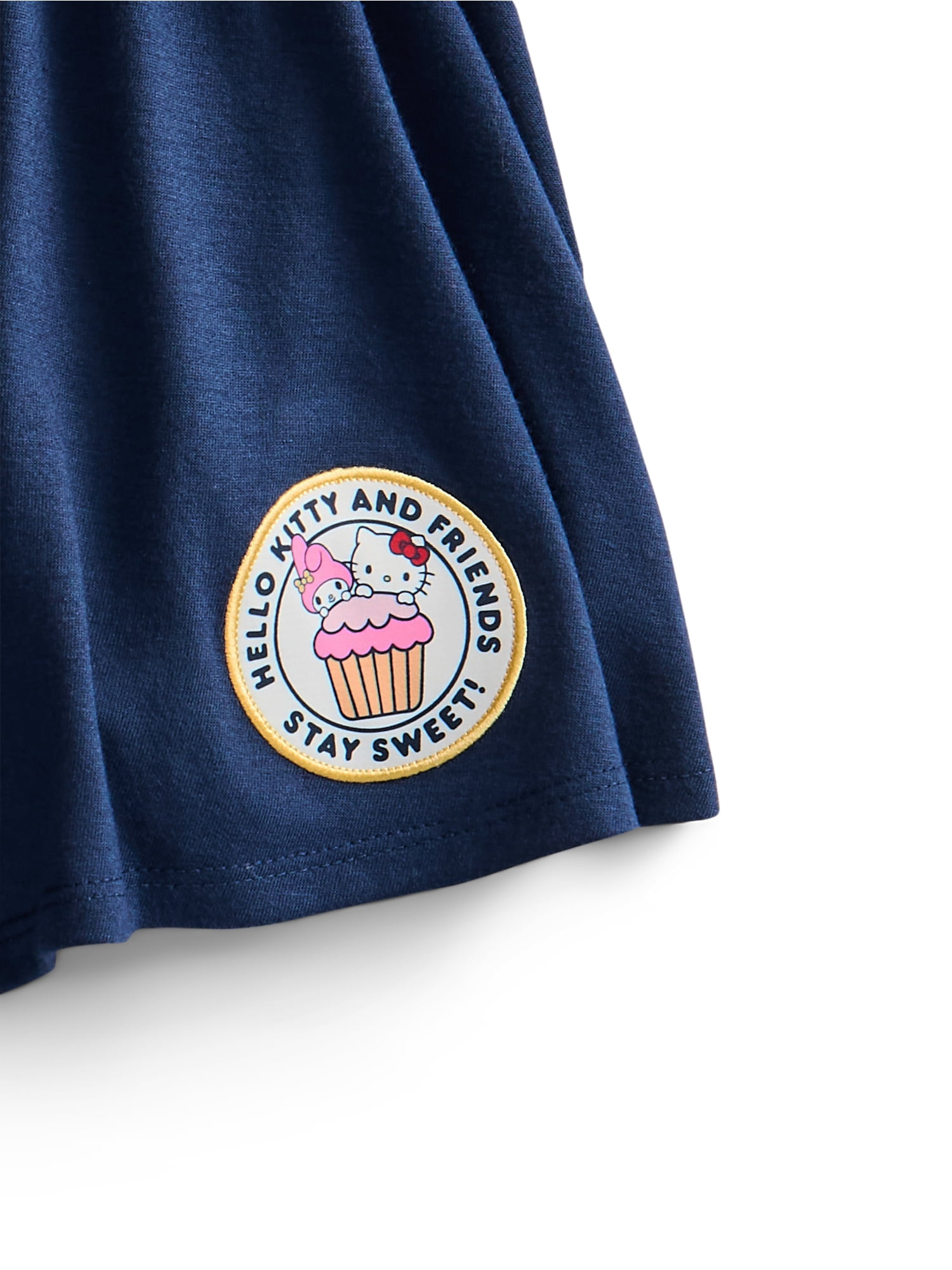 Wonder Nation x Hello Kitty Girls Double Waistband Skort, Sizes 4-16