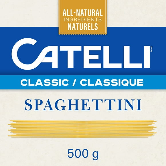 Catelli Classic All-Natural Spaghettini Pasta, 500g, 500 g