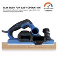 thumbnail image 3 of Electric Planer 750W 17000RPM Motor Electric Router Trimmer Wood Cutting Machine Woodworking Tool, 3 of 5