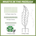 thumbnail image 7 of Bronkige 3Pack Leaf Metal Garden Trellis for Climbing Plants Outdoor, Metal Plant Trellis for Flowers Tomato Cucumber Rose Vegetable Support Garden Decoration, Black, 7 of 7